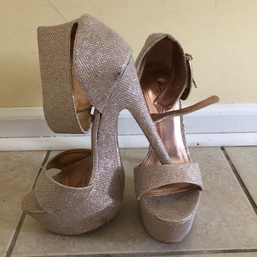 Gold heels
